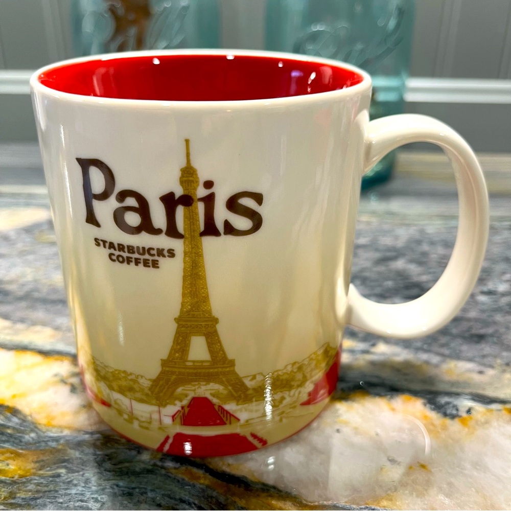 Starbucks Coffee Cup Mug 16 Ounce Global Icon City Series Paris France 2012
